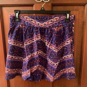 Forever 21 Floral Mini Skirt